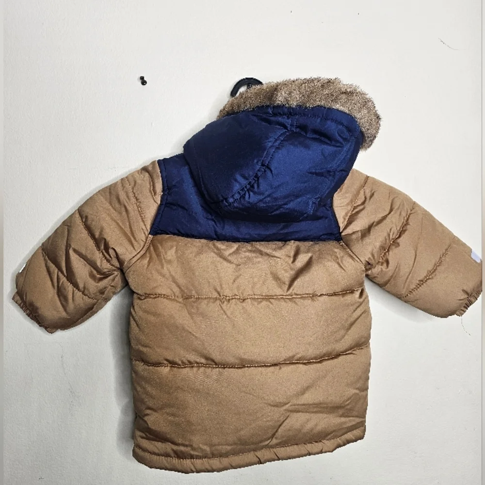 OshKosh B’gosh Toddler Boys' Colorblock Jacket Beige Size 24M